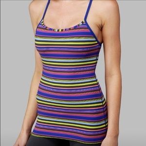 Lululemon Power Y Tank in Rainbow Stripe
